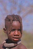 Petite fille Himba . Namibie