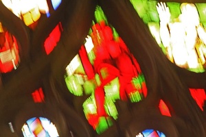 Cathédrale de Sens effets sur les vitraux